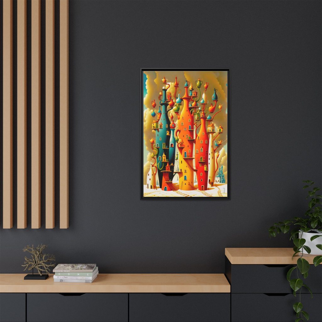 Connections – Matte Canvas Print (Framed)