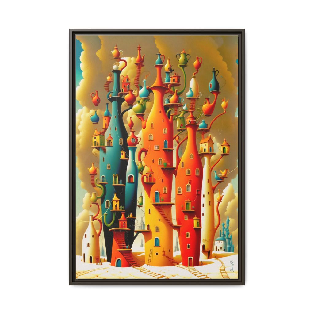 Connections – Matte Canvas Print (Framed)