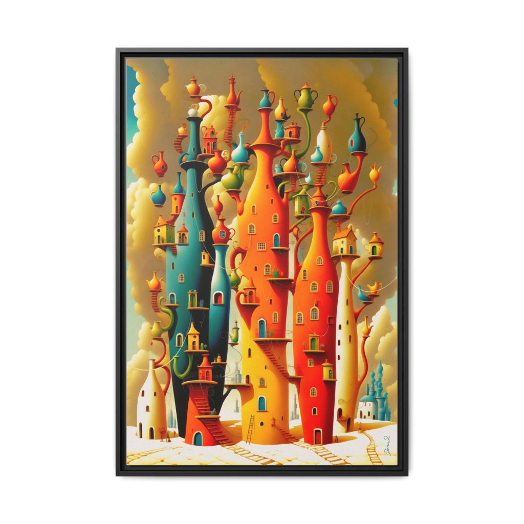Connections – Matte Canvas Print (Framed)