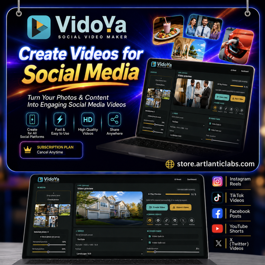 Vidoya Social Video Maker
